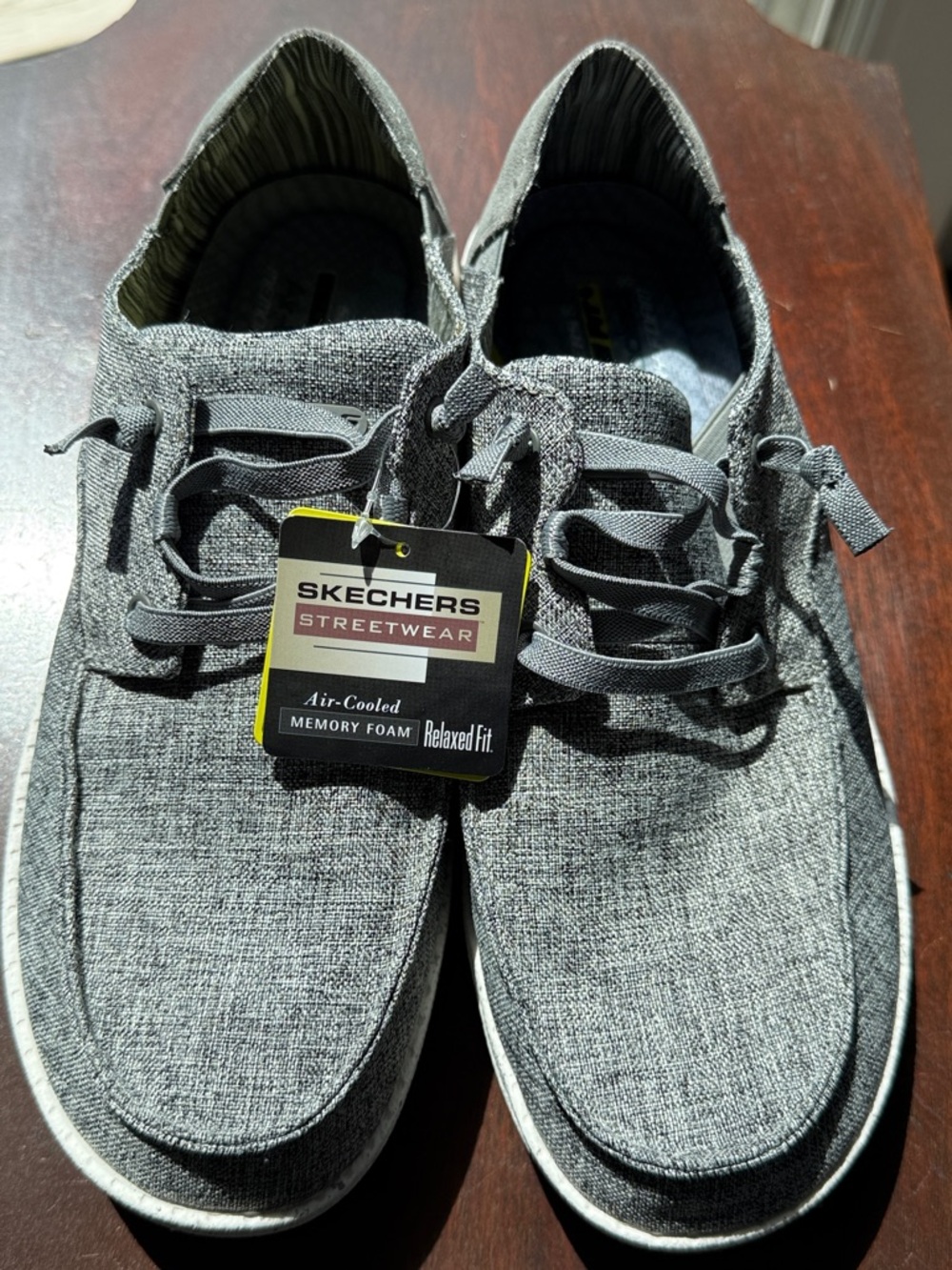 Skechers Gray Men's Slip-On Casual Loafers